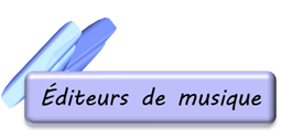 éditeurs de musique